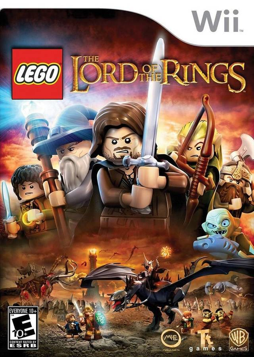 LEGO Lord Of The Rings box art for Wii